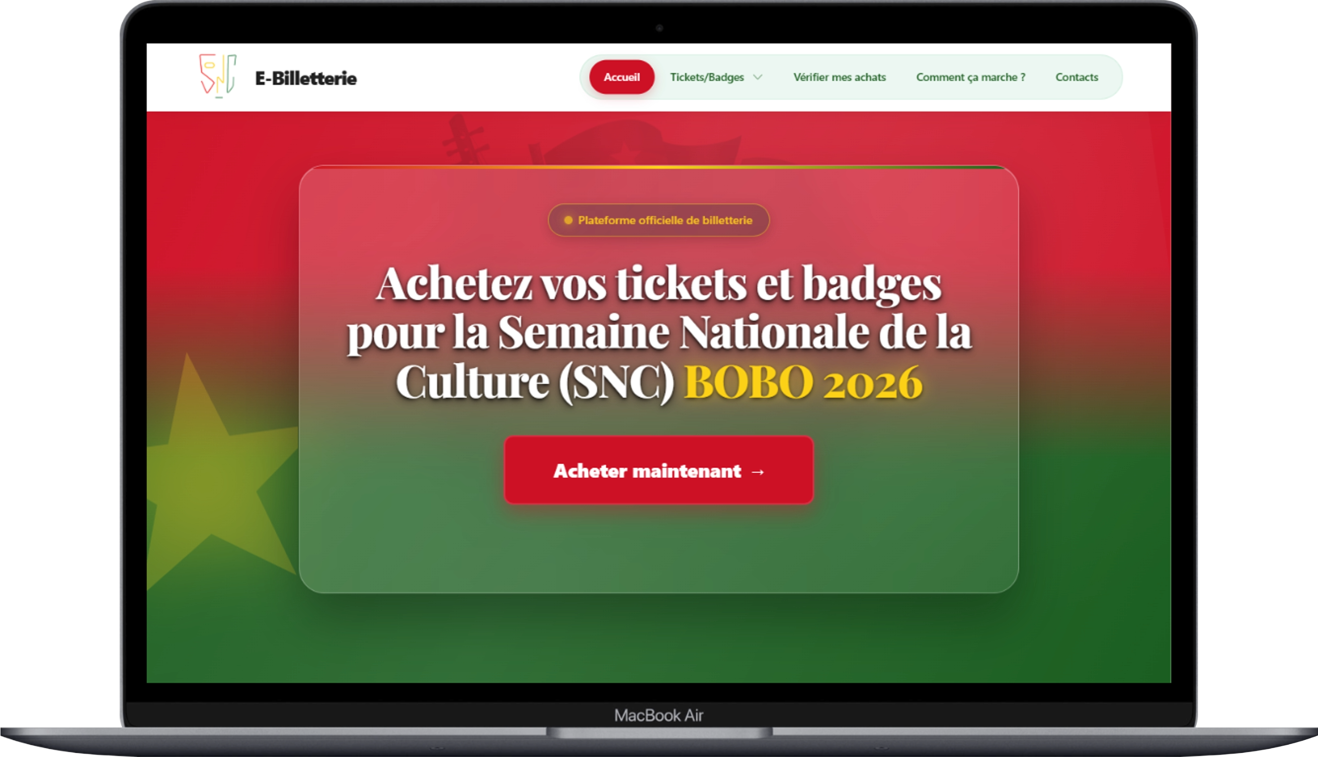 E-Billetterie — SNC (MCCAT)
